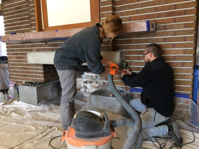Fireplace restoration 3