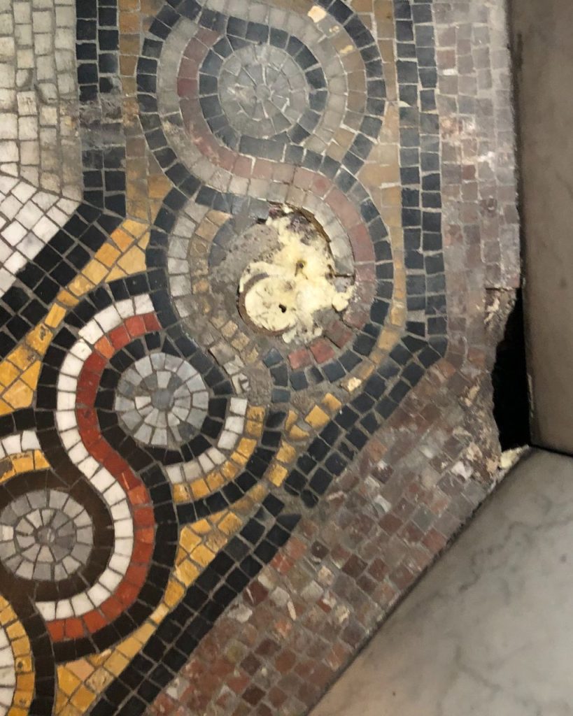 mosaic restoration process